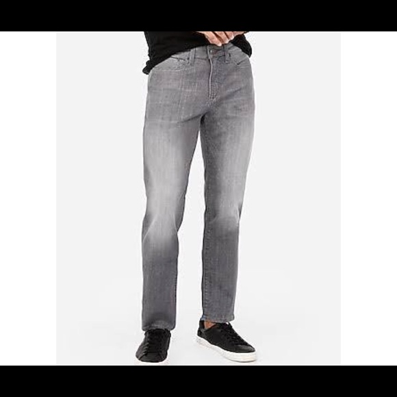 gray bootcut jeans mens